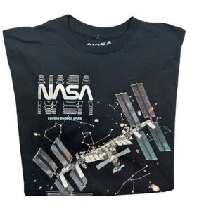 NWOT NASA Unisex Black Short Sleeve Graphic Tee Shirt - Size XL